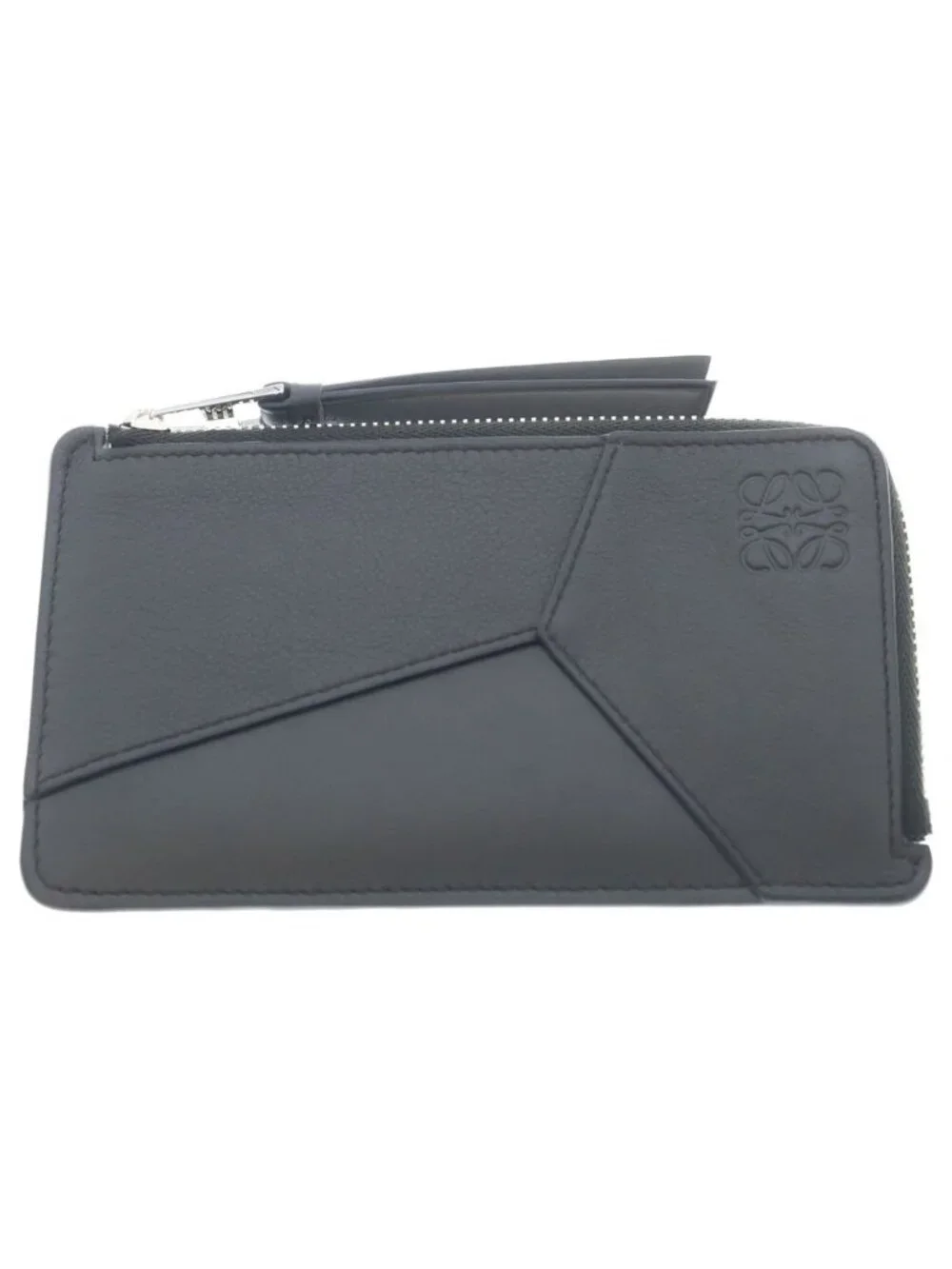 Loewe Puzzle Long Coin Purse Wallet Brown
